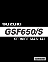 Suzuki_GSF650 - Service manual 2005-6-